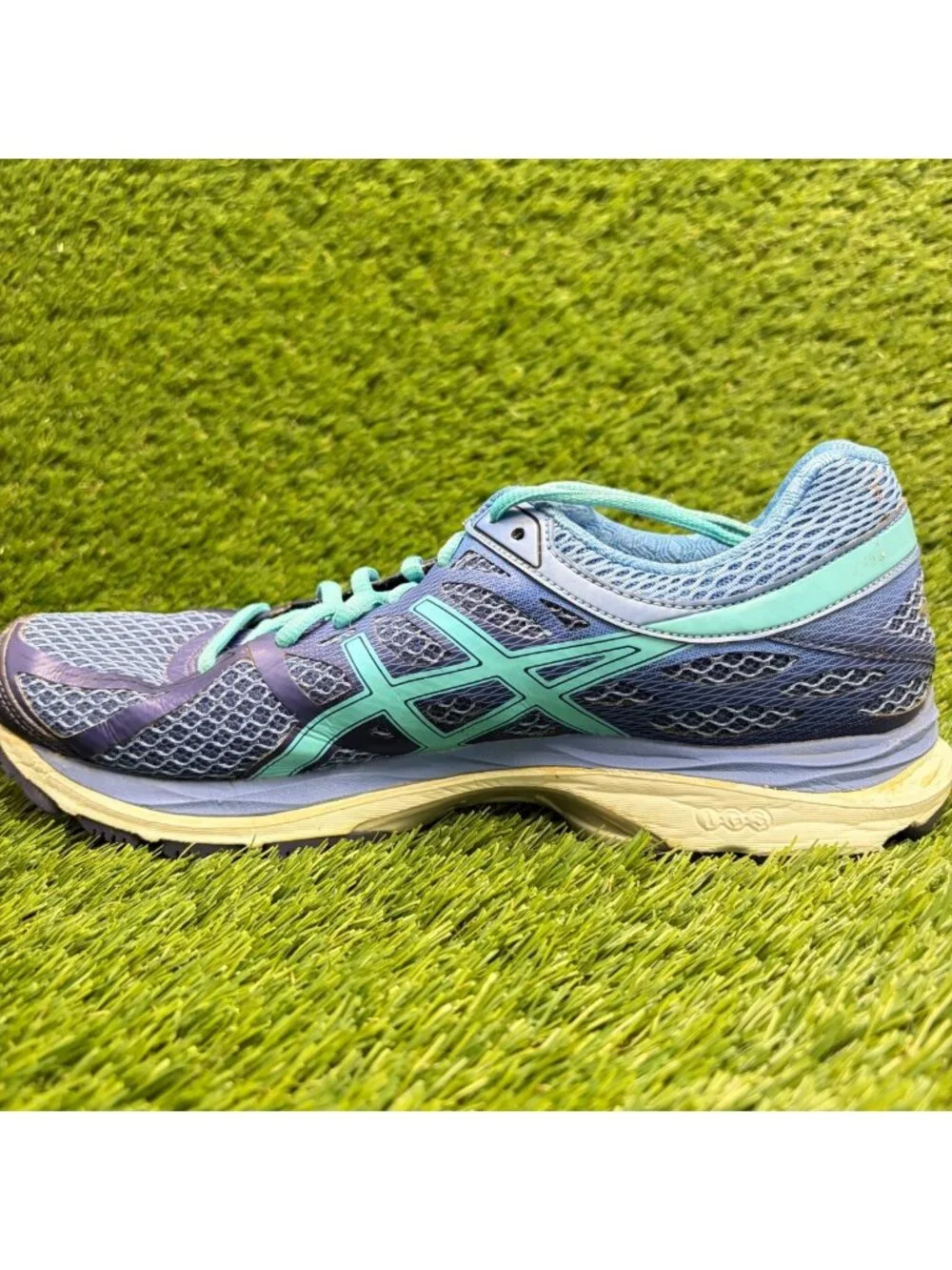 Asics Gel-Cumulus 17 Womens Size 10 Blue Athletic Running Walking Shoes Sneakers